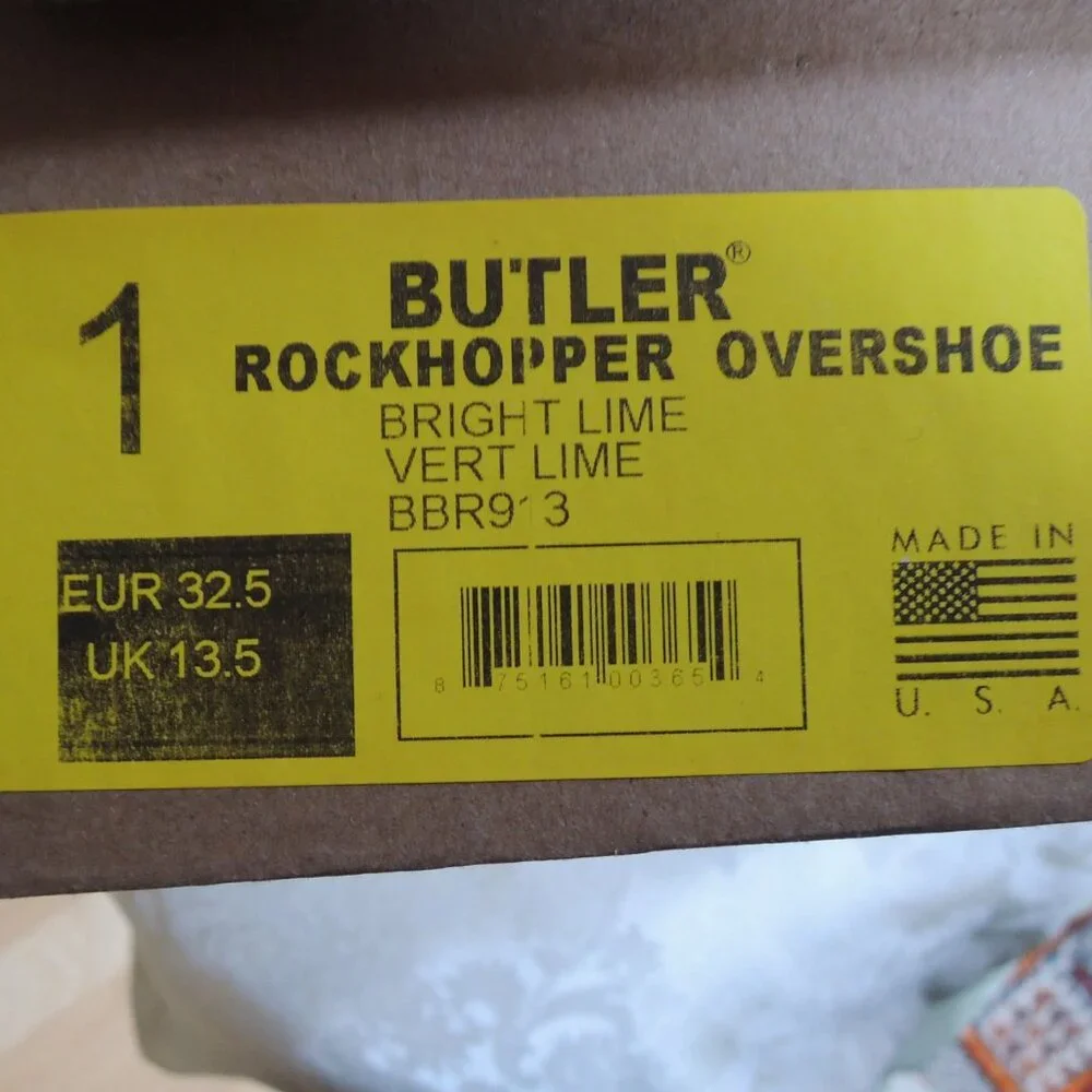 Butler Rockhopper Overshoe Boot Lime Green 1